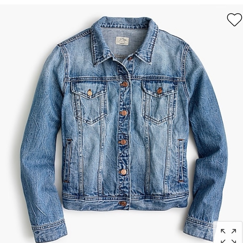 Jcrew classic denim jacket